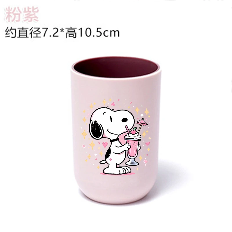 Snoopys Tooth Cup Student Toothbrush Cup Anime Cartoon Mouthwash Cups Children Cute Toothpaste Bottles Rinse Cups Birthday Gift view 2