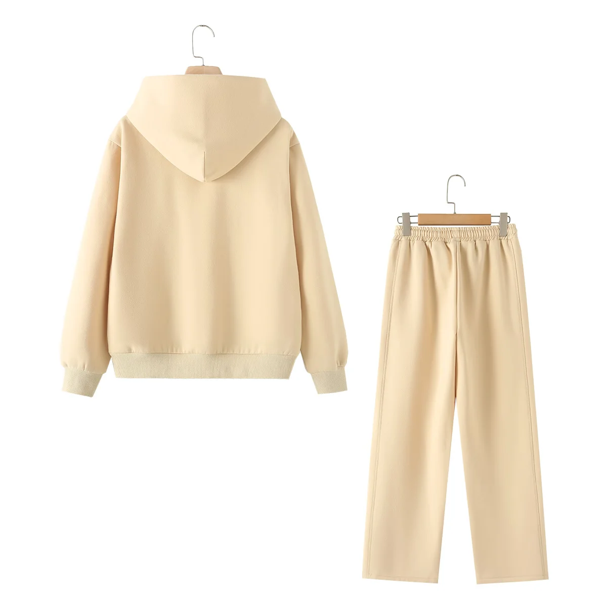 Pantaloni sportivi a maniche lunghe larghi con cappuccio nuovo arrivo autunno/inverno Set da donna Pantaloni da donna a vita alta Set da due pezzi