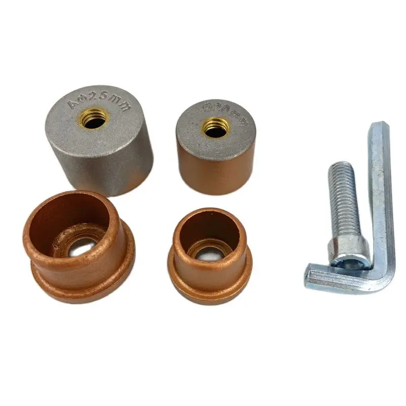 Dn20-25mm 2 Sets Pipe Fusion Socket Dies Welding Adaptor Thick Welding Parts PPR Pipe Butt Welding Die Head Welding