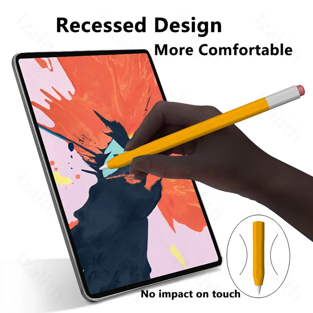 Etui voor Apple Pencil Pro 2e kleur bijpassende zachte siliconen ultradunne beschermhoes voor iPad Pencil Pro 2e