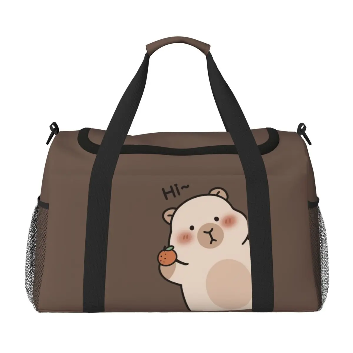 

Capy-bara Large Hand bags,Short Trip Business Trip Carry bag,Women Sport Duffle Bag Travel Handbag