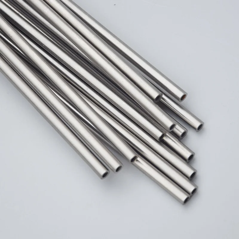 

2Pcs 304 Stainless Steel Capillary Tube OD 2-6mm Hollow Thin Wall Round Tube 495mm