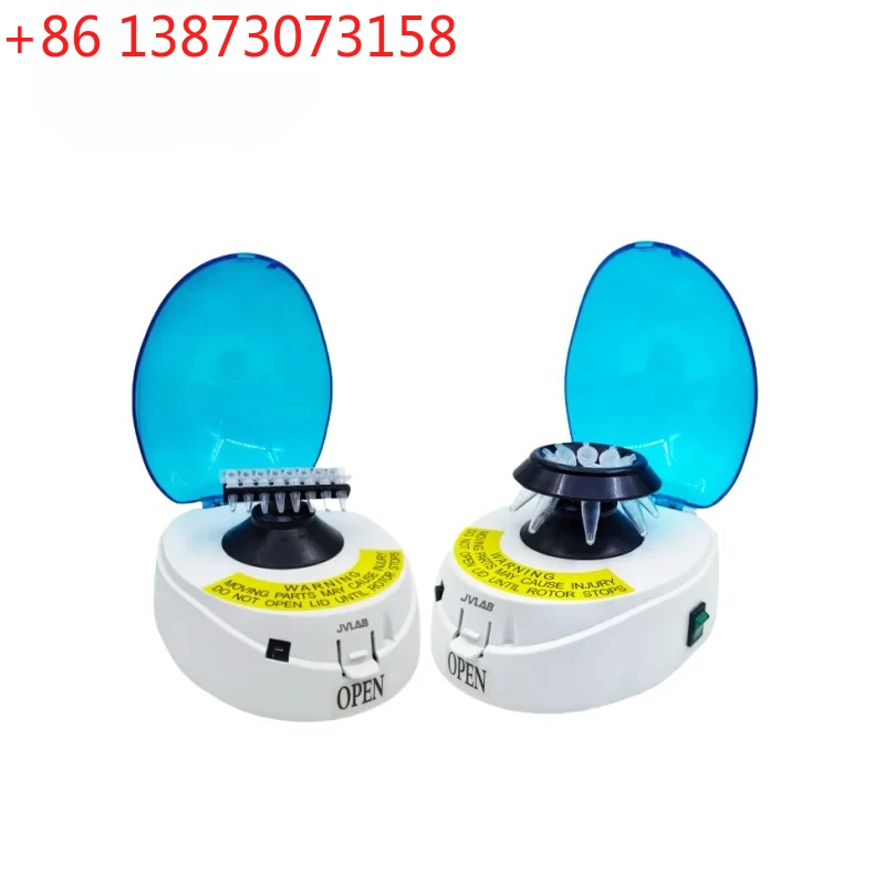 

Mini Centrifuge Palm Centrifuge Laboratory Centrifuge 4000~10000 rpm Up To 8 PCR Tubes of 0.5ml 1.5ml 2ml Two Rotors RCF