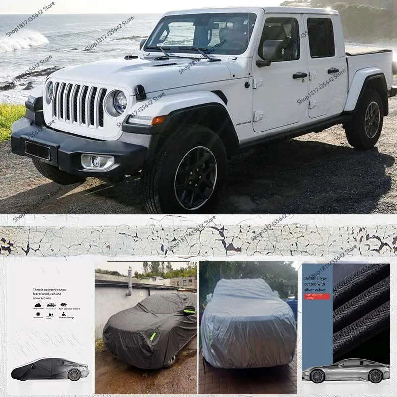 Truck Car Cover for Jeep Gladiator JT 2020-2022 Outdoor Waterproof Sun Rain Dust Snow Cover Accessories for Vehicles