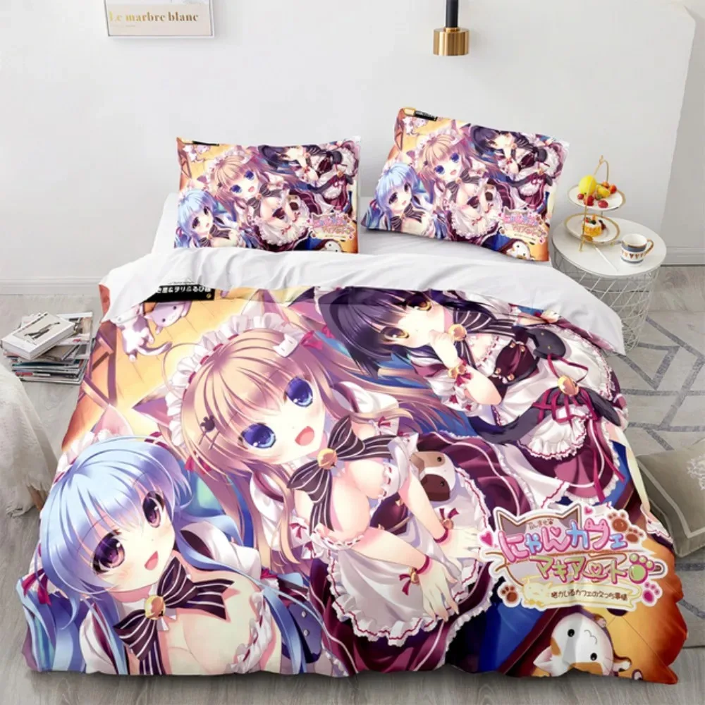 

Anime Kotori Itsuka Cosplay Bedding Set Date Live Costume Duvet Cover Set Double King Twin Full Size Bed Linen Boys Adult Gift