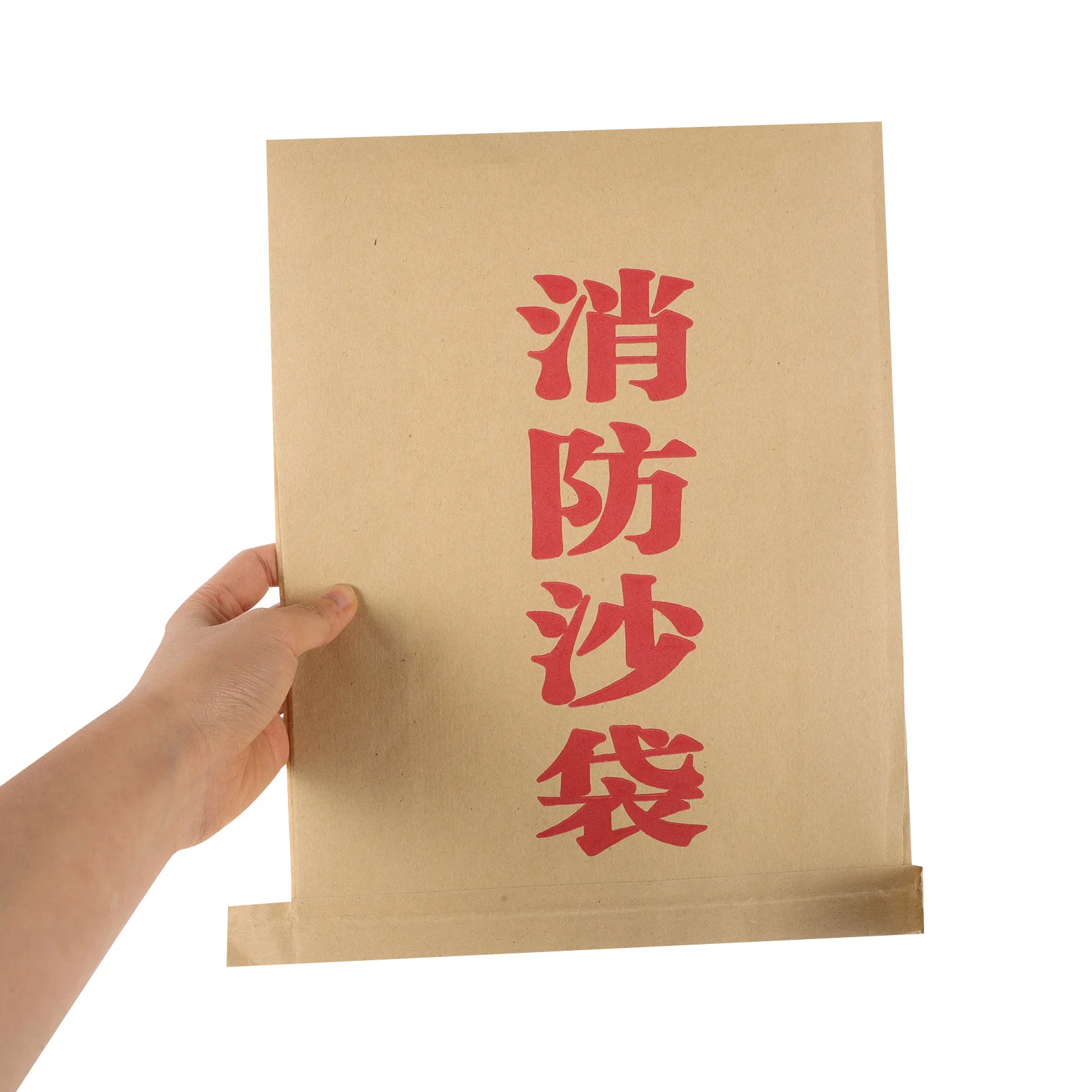 10 قطعة أكياس ورق الكرافت أكياس الرمل المركبة الثقيلة لتخزين الأسمدة الفيضانية الأرز الغذاء المنتجات الزراعية دائم #5