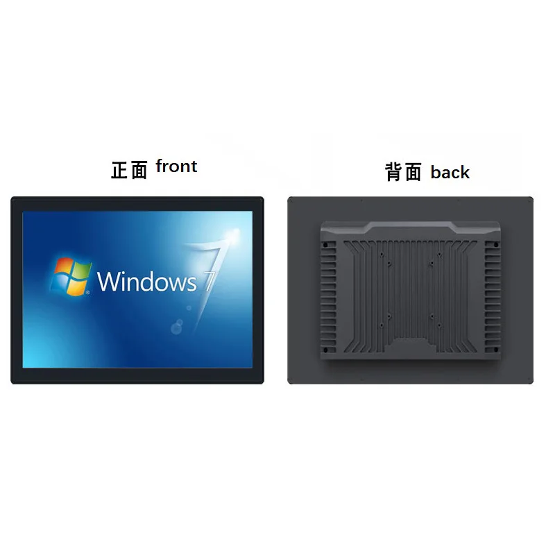 IPC Waterproof Dustproof 19 Inch LCD LED Touch Screen Industrial Tablet PC Open Frame Integrated Panel PC for HMI Kiosk Cabinet