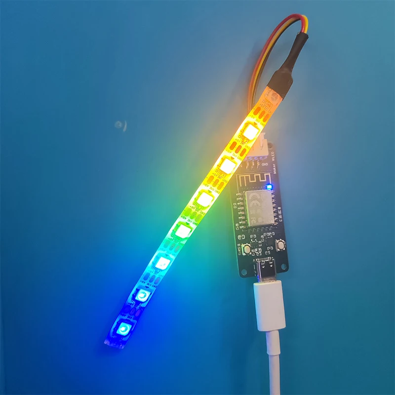 LED Controller Module, ESP8266 ESP-12F WiFi RGB LED Strip Driver for Chassis Ambient Lighting & Smart Home