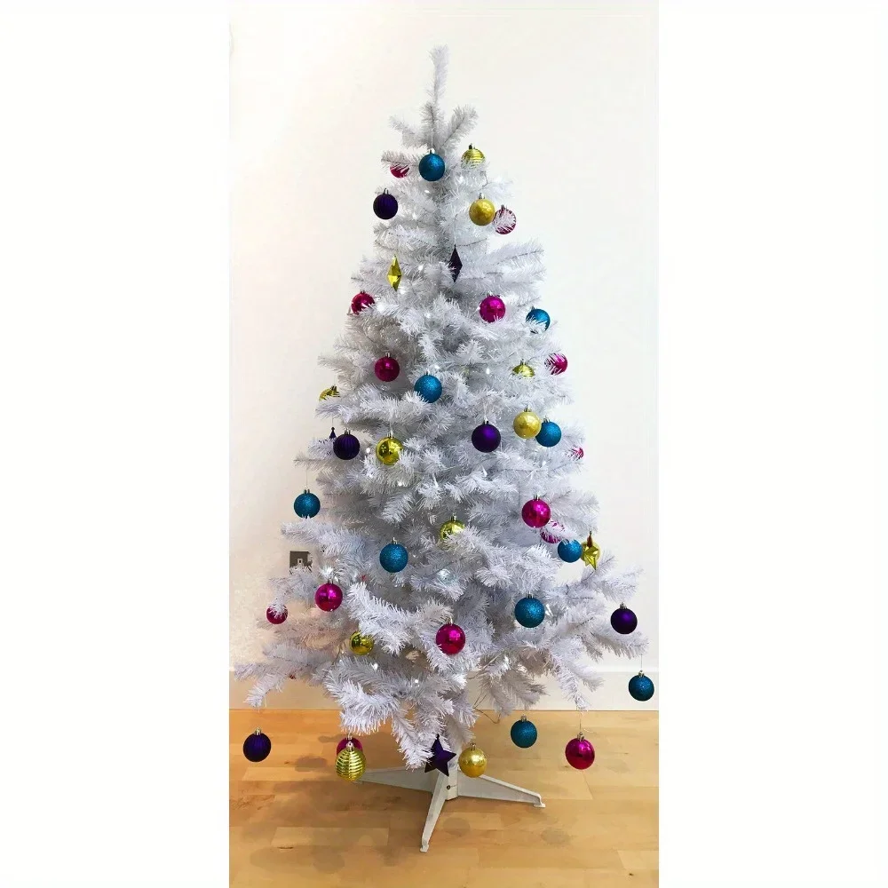 

6FT Artificial White Christmas Tree Xmas Decoration