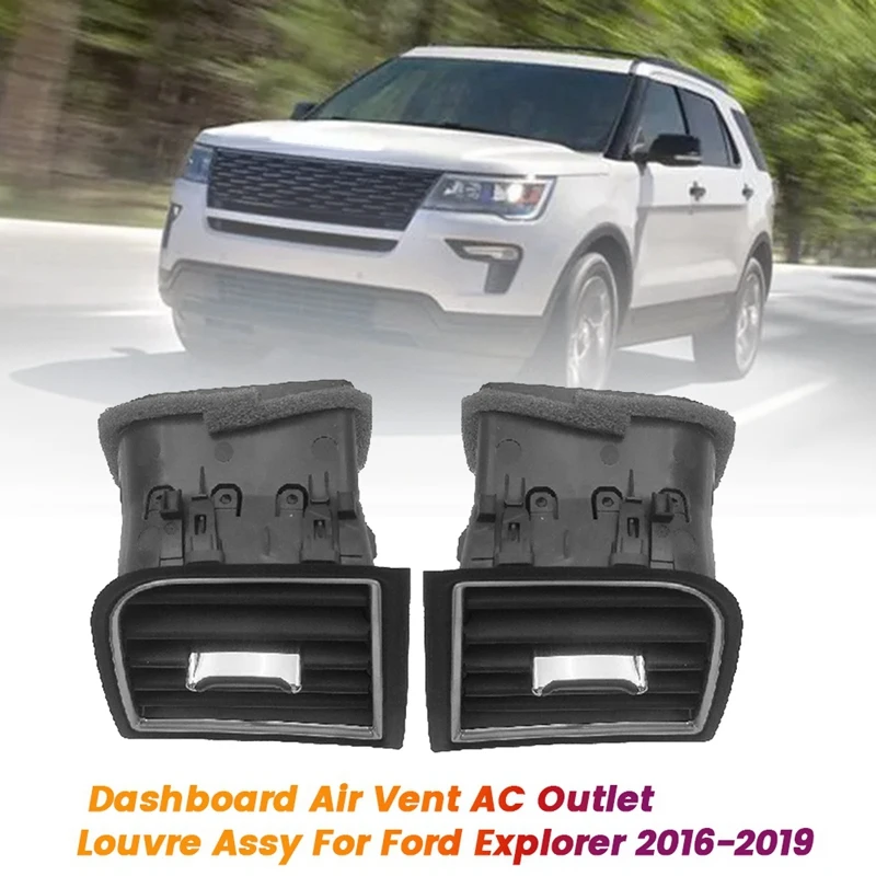 Dash Air Vent Louvre Assy For Ford Explorer 2016-2019 Air Conditioning Outlet