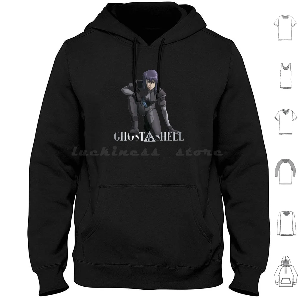 Ghost In The Shell Hoodie cotton Long Sleeve Ghost In The Shell Ghost Ghost In The Shell Logo Ghost In The Shell Movie