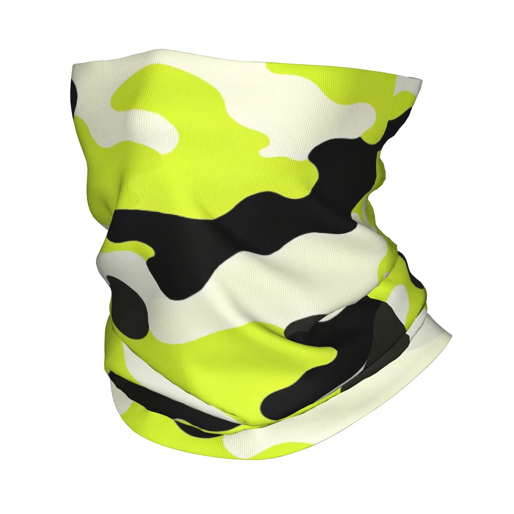Camouflage Multi‑use Neck Gaiter Sun Protection Balaclava Soft Face Mask Headscarf For Running Cycling Hiking Outdoor Sports