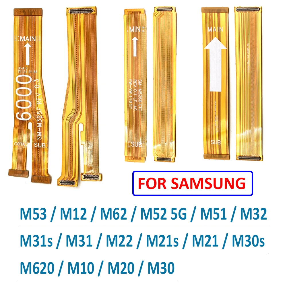 Motherboard FPC Main Board Connector Flex Cable For Samsung M21S M30S M620 M22 M12 M53 M52 M62 M32 M21 M31 M31S M51 M10 M20 M30