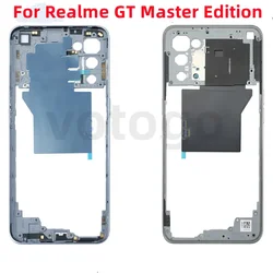 Original Middle Frame Bezel Housing For Realme GT Master Edition Front LCD Mid Plate Cover Case Chassis Repair Replacement