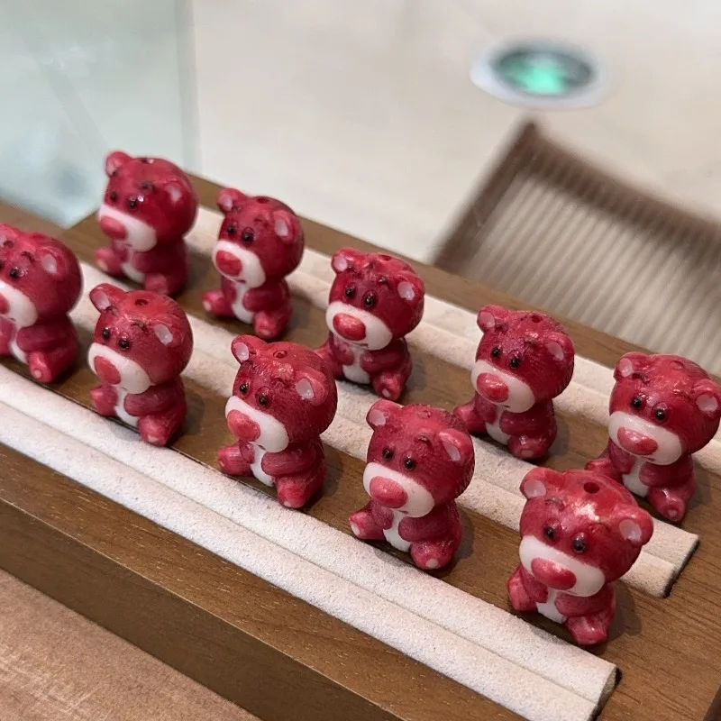 Fruit root pay strawberry bear DIY beaded cultural and play accessories