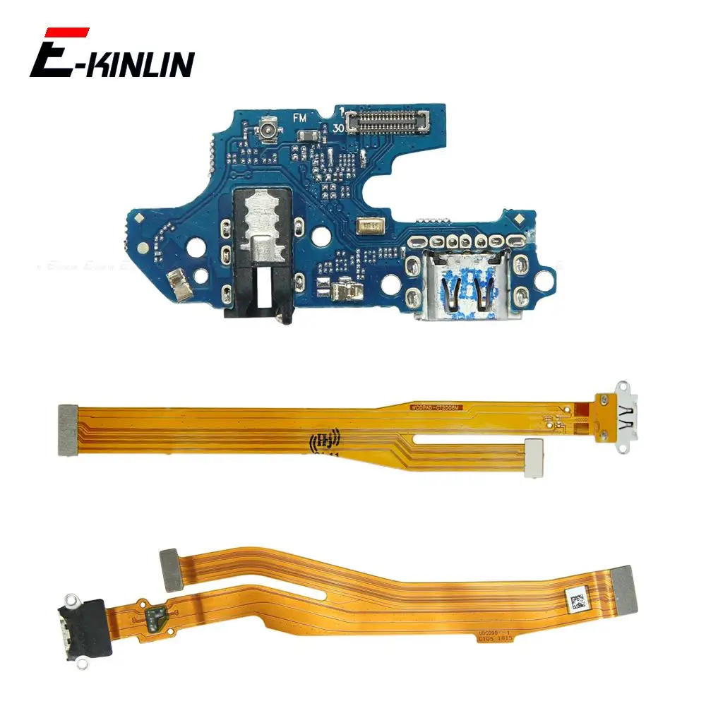 

USB Charger Connector Board Dock Port Charging Jack Flex Cable For OPPO A16 A16s A15 A15s A12 A1k AX7 A7 A7x A5s AX5 AX5s A3s A3