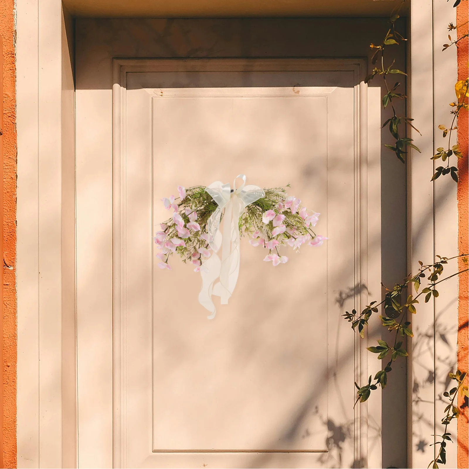 

Artificial Flower Swag Elegant Wedding Holiday Door Garland Spring Floral Wreath Front Door Indoor Outdoor Decor