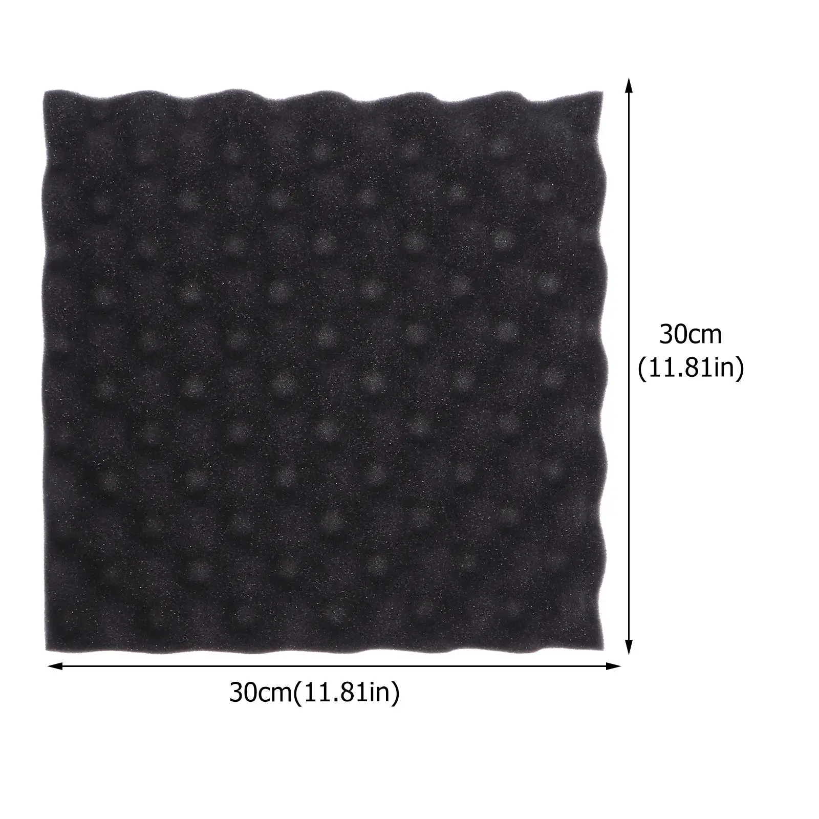 6 PCS ผ้าฝ้ายดูดซับเสียง 30x30x3 ซม.ความหนาแน่นสูงแผงลดเสียงรบกวนกระเบื้องสําหรับ KTV Home Office GYM อะคูสติก