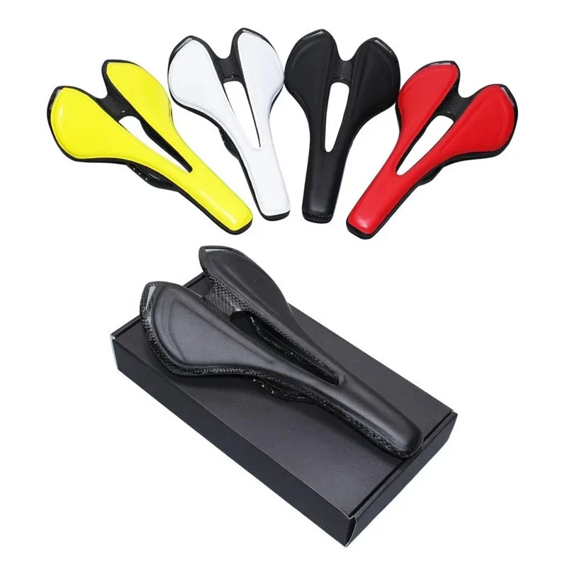 Suitable for full carbon fiber mountain bike road bike sticker leather seat cushion