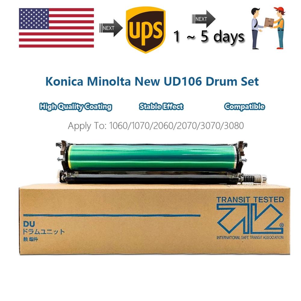 Konica Minolta Original Drum Core Suitable Model 1060 1060L 1070 2070 3070 3080 Printer Consumables Toner Cartridge Assembly