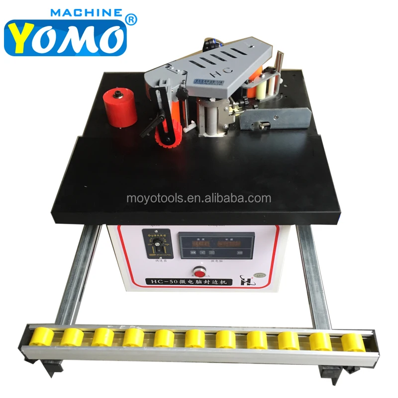 

YOMO MY05 Manual Edge Bander Machine For Wood Cabinet Wardrobe Furniture Versatile PVC Edge Banding Machinery