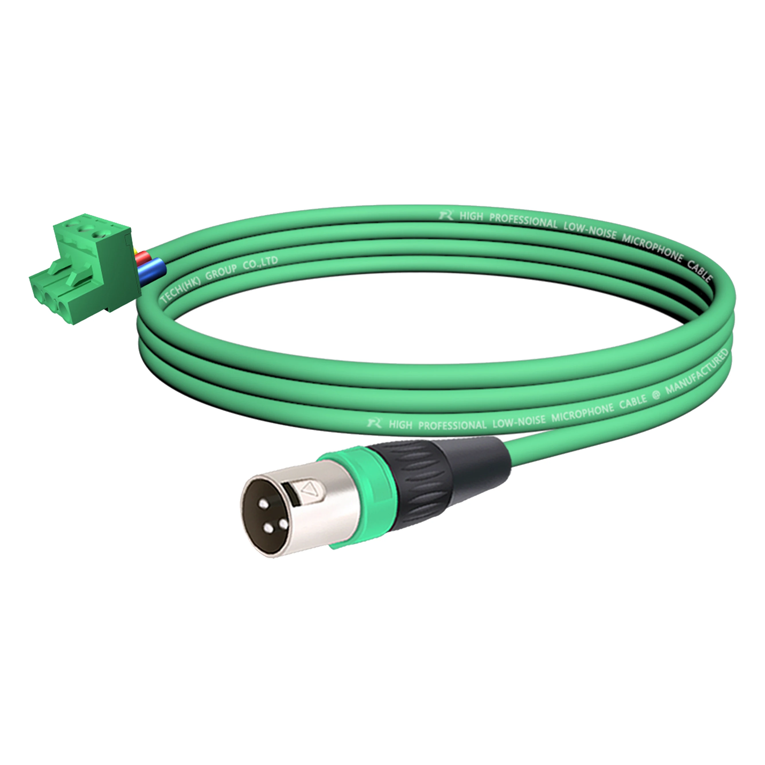Interconnect, 5,08 mm 3-poliger Plug-and-Play-Phoenix-Stecker für 3-polige Cardano-Audio-Kabel (weiblich/männlich), silberfarbener Metallsteckerkörper – Detail 4
