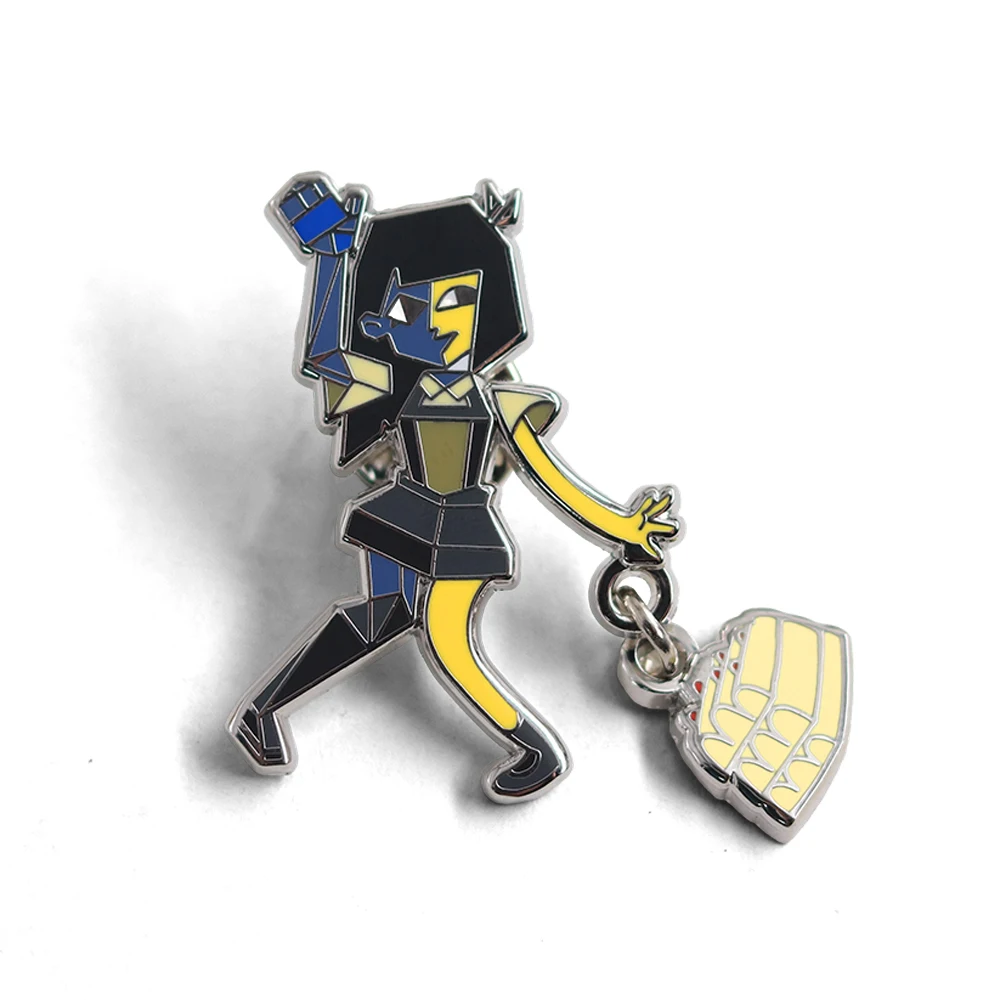 Animation Ena Dream Bbq Brooch Multiple Personality Girl Pin Clothing Bag Accessories Game Merchandise Collectibles Gifts