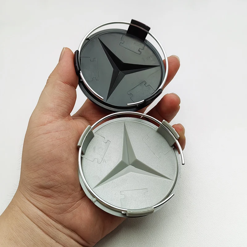 4szt 75mm Kołpaki centrujące do kół samochodowych do Mercedes Benz A B C E S GLA GLB GLC GLE GLS GLK CLS ML GL R W205 W213 Akcesoria