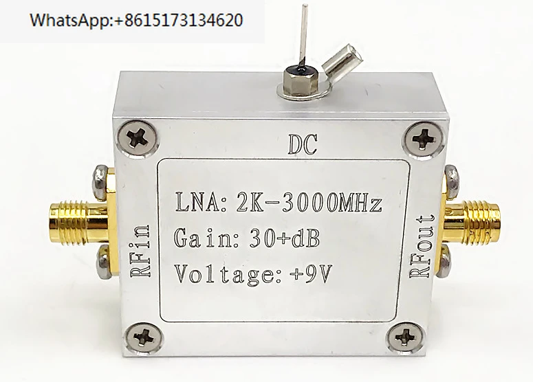 

Low noise amplifier LNA(2K-3000MHz gain 32dB)