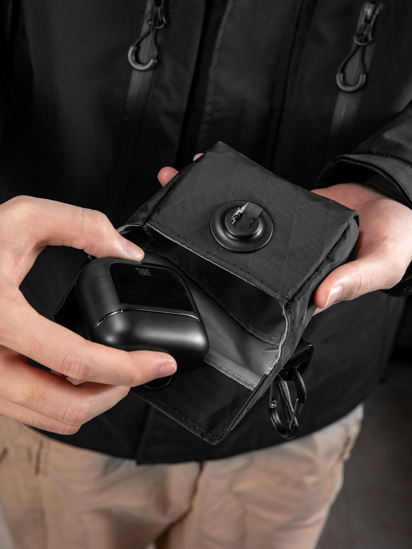 

Новая сумка для ключей XPAC 2026: чехол для Bluetooth-наушников, кошелек для монет, держатель для карт, ретро-стиль, нейлоновый материал, подходит для молодежи