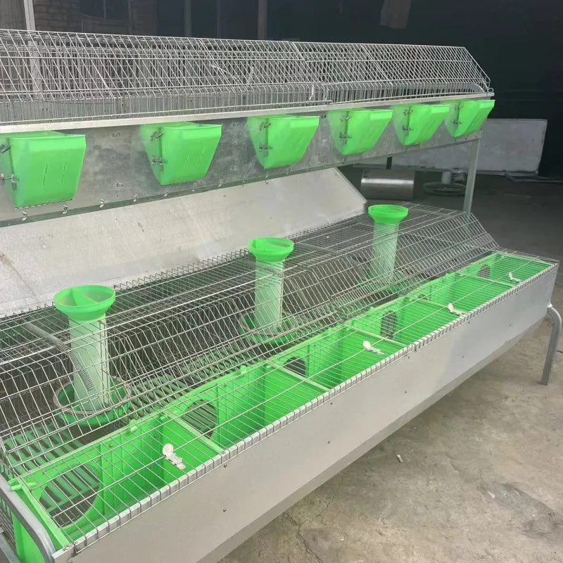 

Factory direct high quality Rabbit farming 24 Cells mother commercial Rabbit breeding Battery Cage