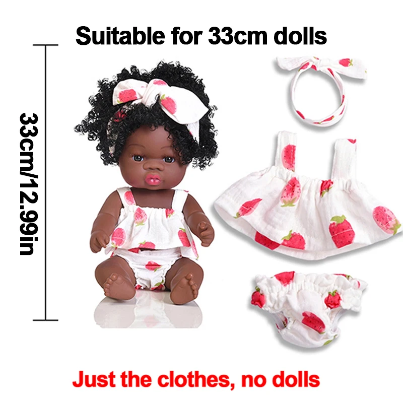 ملابس دمى لدمى 12.99 بوصة 33 سنتيمتر ألعاب أطفال إكسسوارات دمي سترة فستان ملابس دمى لدمى الأطفال حديثي الولادة الأمريكية