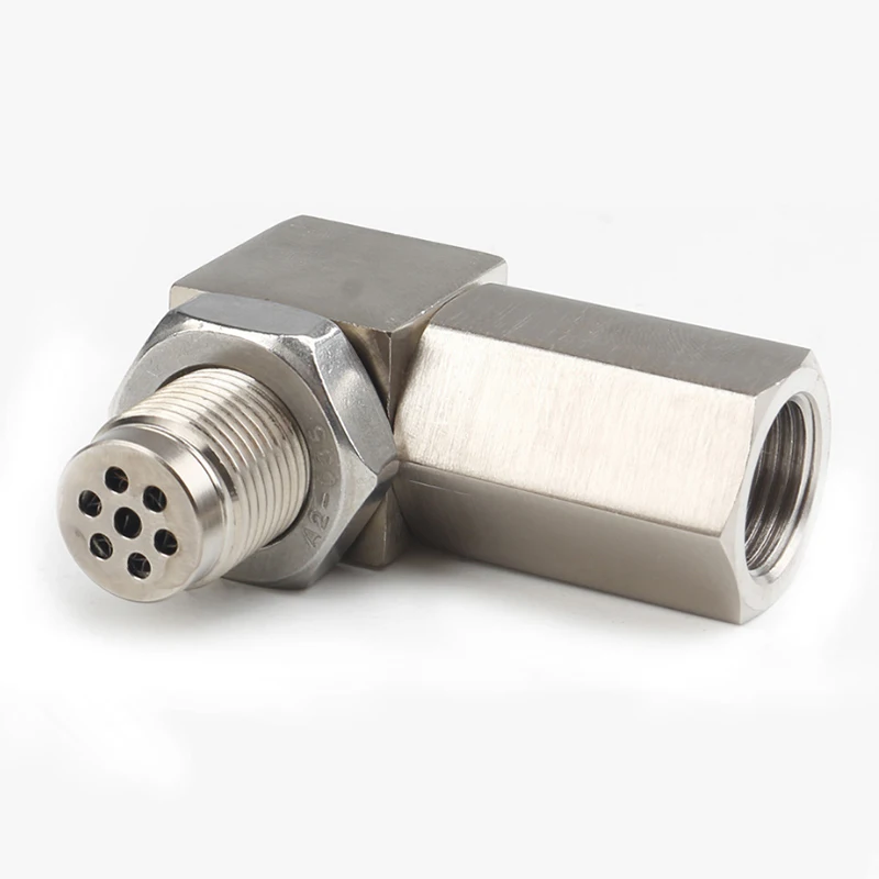 فاصل مستشعر الأوكسجين 90 درجة مستشعر الأوكسجين التلقائي بزاوية محول محول حفاز صغير تحقق ضوء المحرك إصلاح O2 الاستشعار S