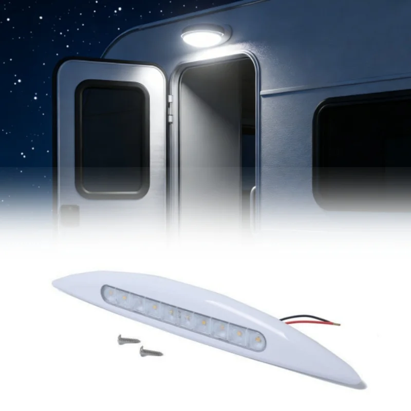 

12V LED Outdoor Awning Lamp Door Porch Light Waterproof Exterior Lighting For Caravan RV Boat Camper Trailer Motorhome