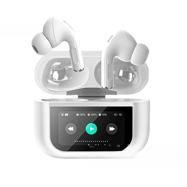 

Intelligent Active Noise Cancellation Wireless Headset LED Smart Touch Screen Multifunctional In-Ear Headset