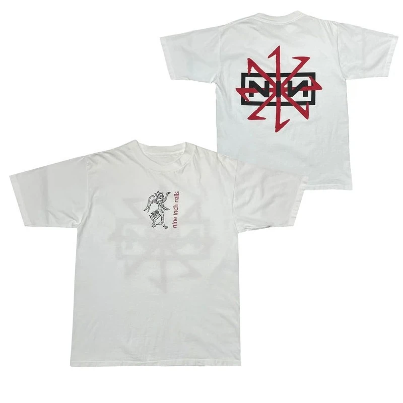 NINE INCH NAILS, An American Rock Band, Is A Casual T-shirt Luxury Band Brand for Both Men and Women Top 2026 New Band Logo