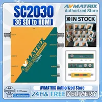 AVMATRIX SC2030 SDI to HDMI-Converter 3G SDI HDMI-Compatible Scaling Cross Converter Compatible Signal Switcher Converter