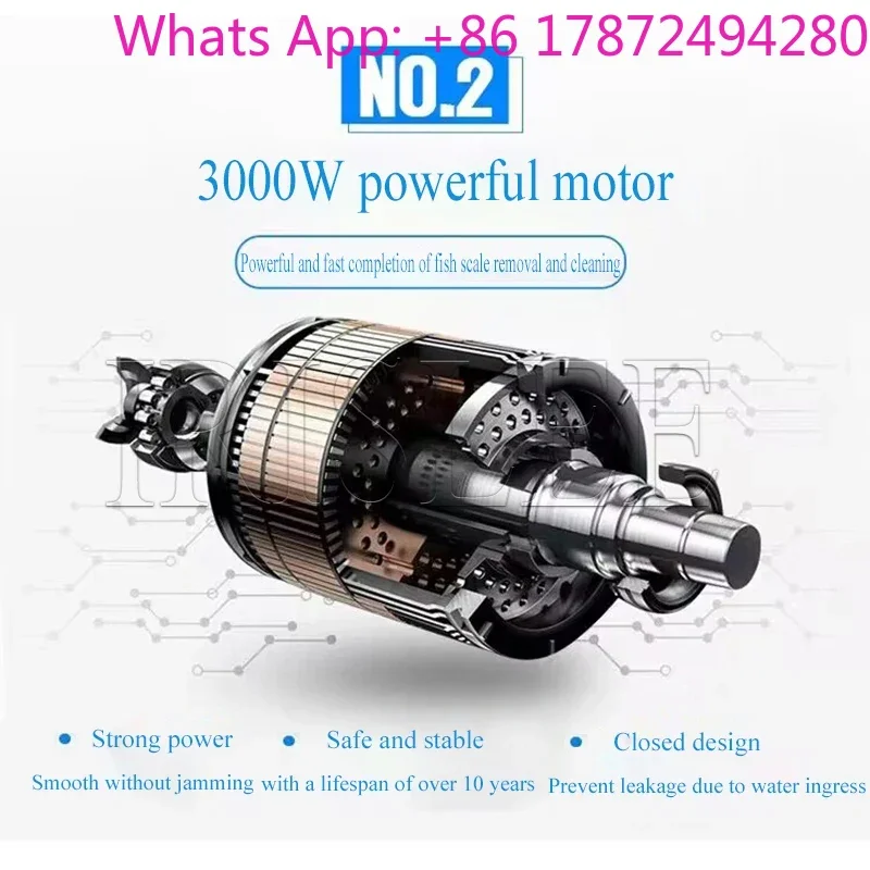 

Fish Scale Cleaner Automatic Electric Fish Scale Cleaner
