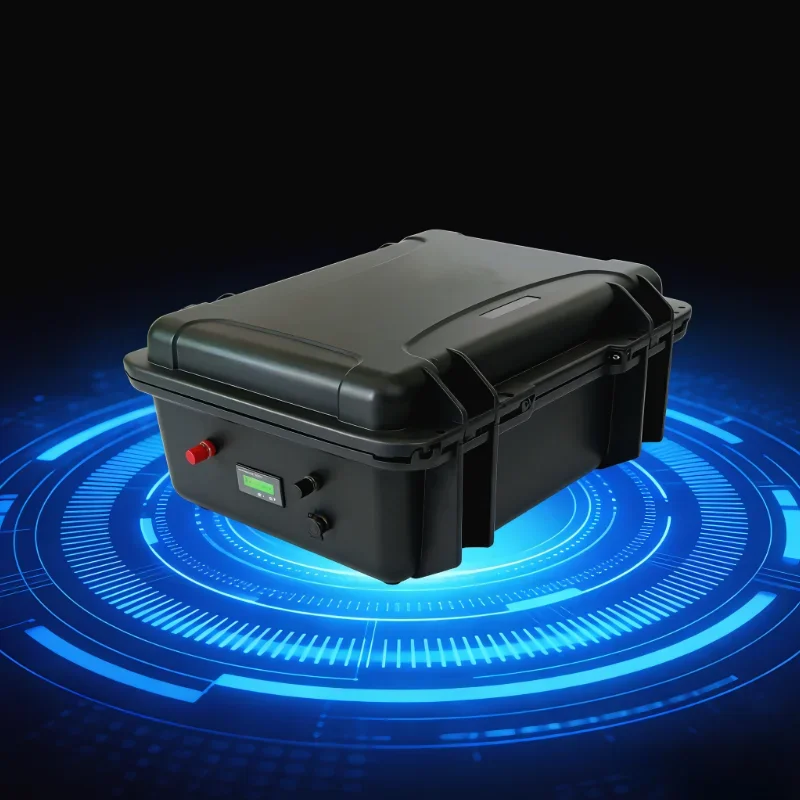 High Capacity 48V 60Ah-200Ah LiFePO4 Battery + Charger | Waterproof Marine Grade | 10-Year Life | Fits Small Outboard Boat Motor