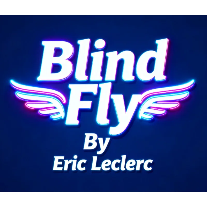 Blind Fly by Eric Leclerc Bar & Close Up Comedy Illusion Prop Funny Mentalism Gimmick for Magicians Stage Magic Trick