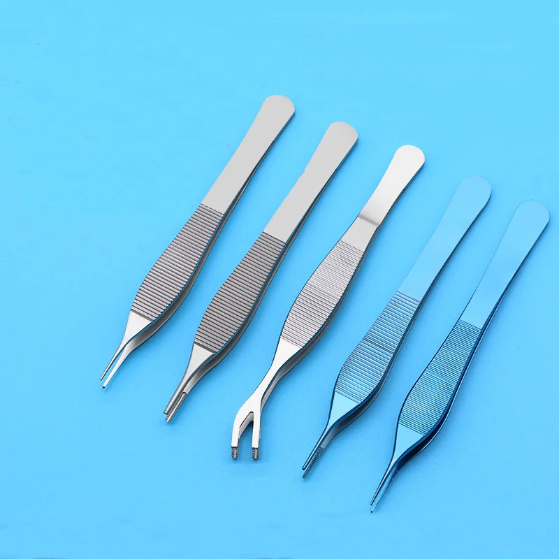 Big Belly Plastic Tweezers Ophthalmological Equipment Beauty Tweezers Double Eyelid Cartilage Tweezers Tooth Tweezers