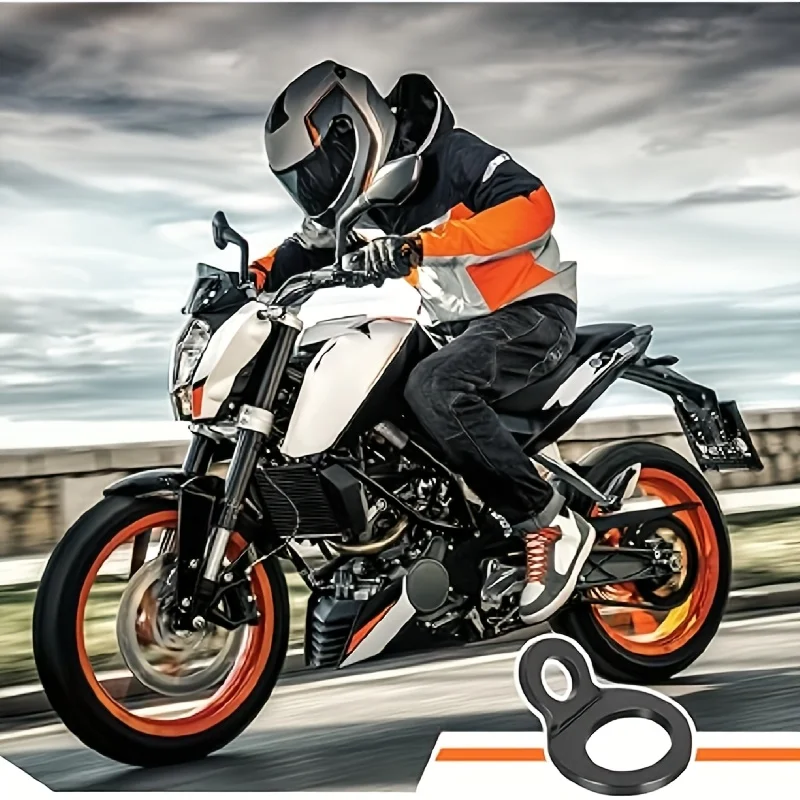 Edelstahl-Spanngurtringe, 4 Stück, für Motorrad, Dirt Bike, ATV, UTV – Detail 5