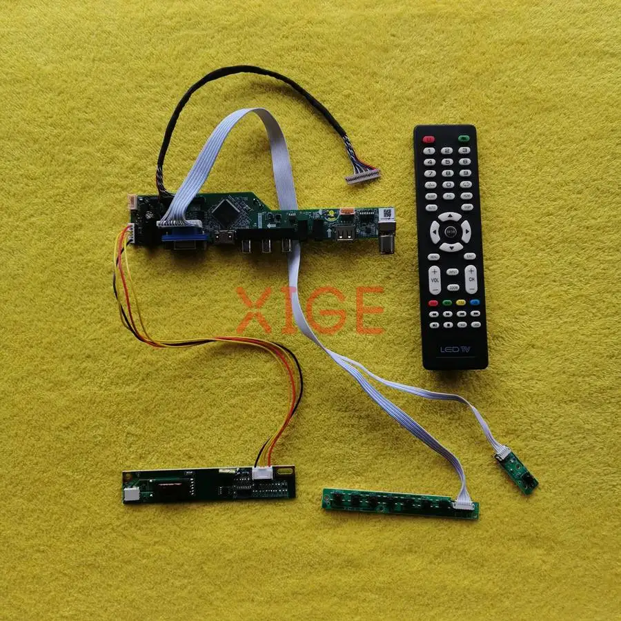 

Screen Drive Controller Board Fit LT150X3 HT15X33 LQ150X1LH62 N150X1 1-CCFL USB+AV+VGA+HDMI 1024*768 1024x768 20Pin LVDS DIY Kit
