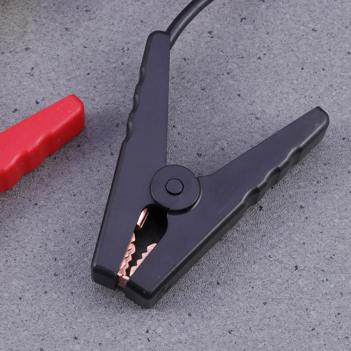 

Car Emergency Start Power Cable Clamp 12V Jump Starter Clip for Battery Replacement Anti Reverse Polarity Insulated Socket
