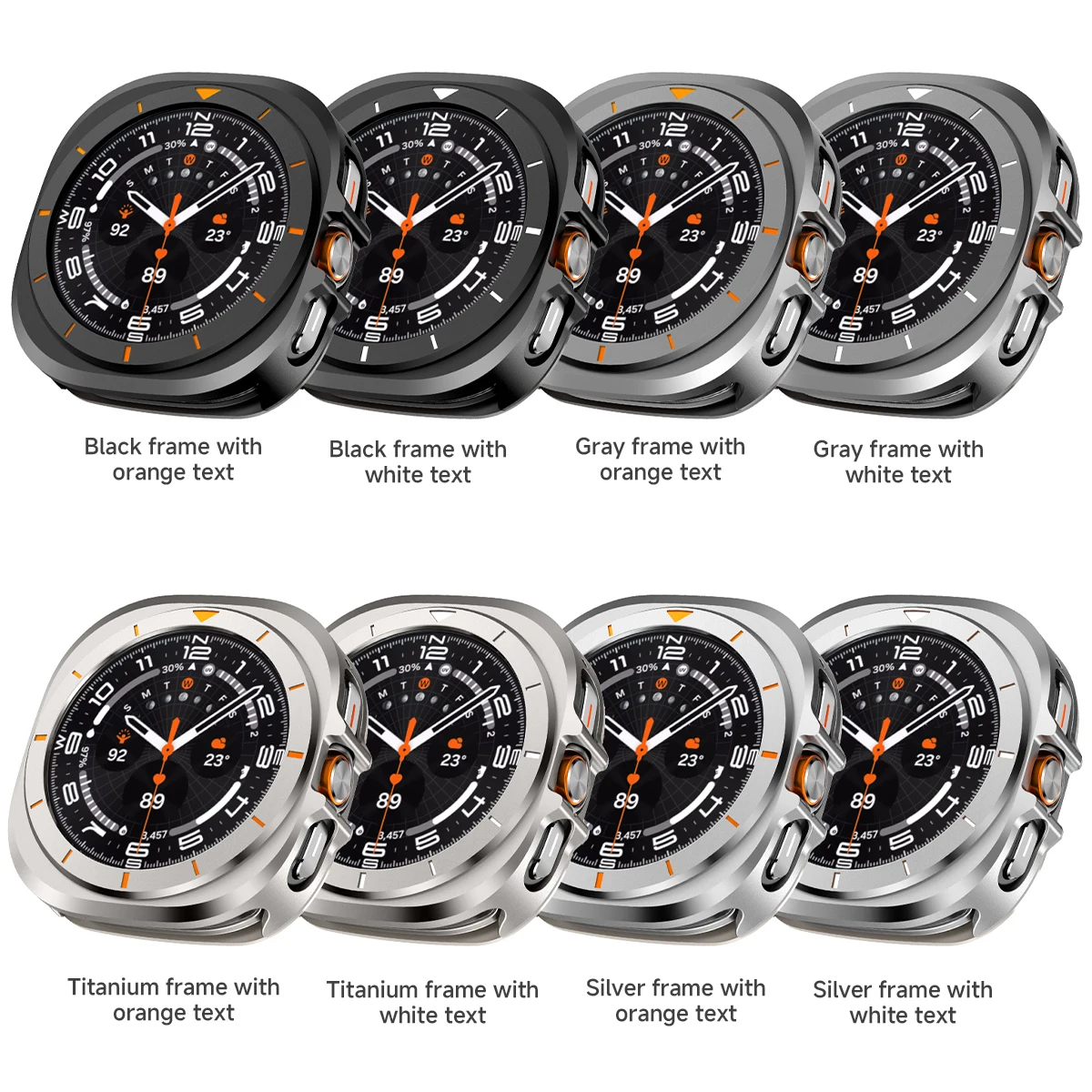 Luxury Metal Case For Samsung Galaxy Ultra Watch Ultra 47mm Cover Screen Protector for Samsung Galaxy Ultra 2025 47MM