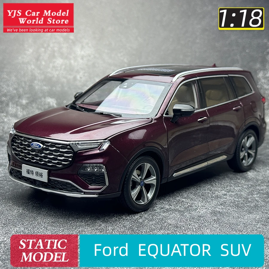 OEM 1/18 scale New Ford EQUATOR SUV car model Metal static decoration Holiday gift collection