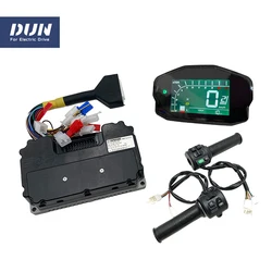 FOC IPMSM FarDriver ND72260 48V 60V 72V 80A 1KW 2KW BLDC E-Scooter Motor Controller with DKD Display and T08 Throttle