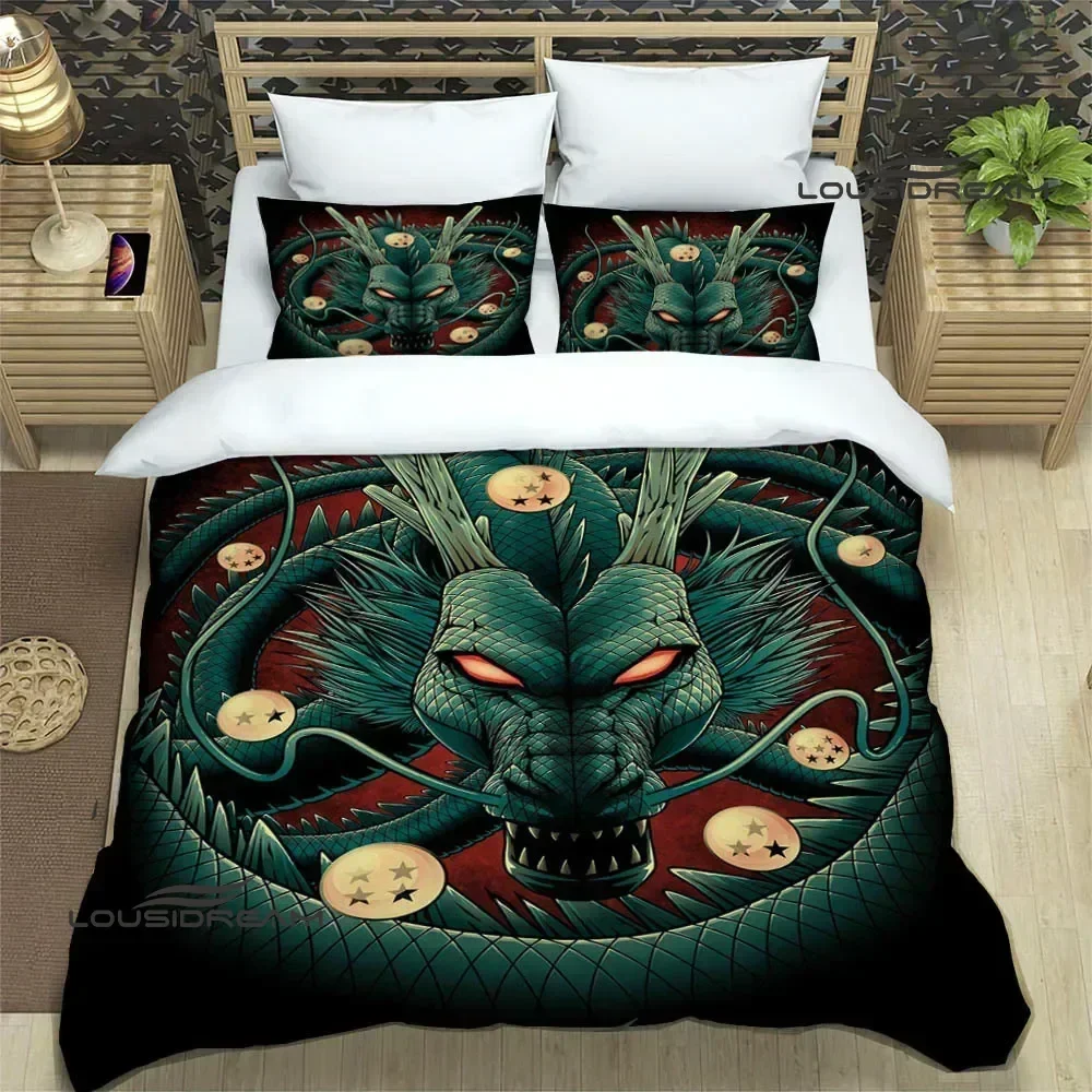 3D D-Dragon-B-Ball cartoon Bedding Sets exquisite supplies set duvet cover bed comforter set bedding set luxury birthday gift