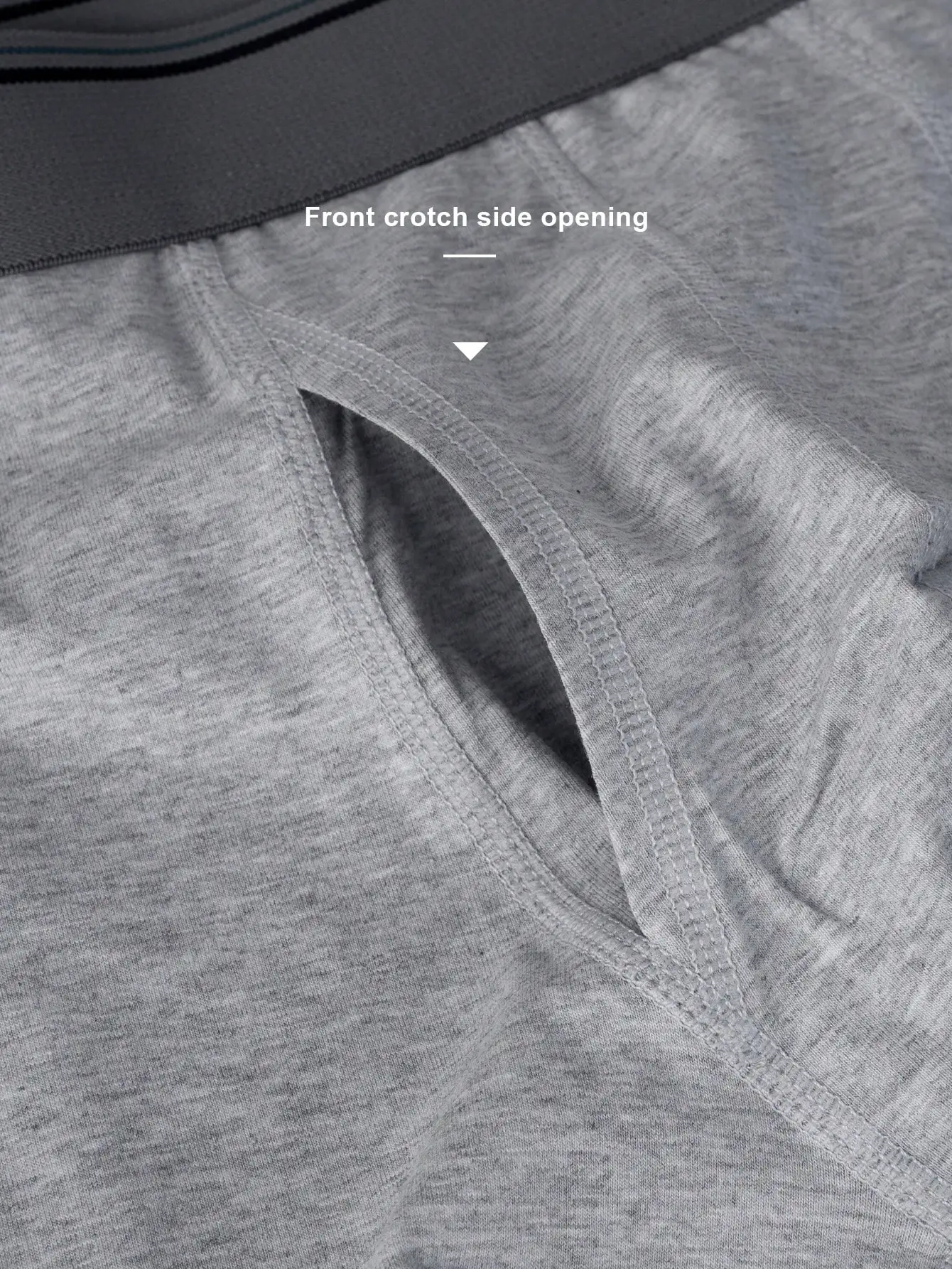 

Мужские хлопковые трусы-боксеры с боковым отверстием, дышащее спортивное нижнее белье, 4 шт.