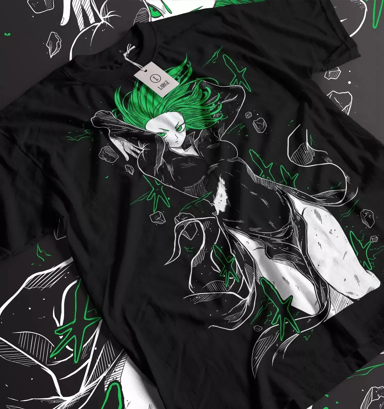 Tatsumaki T-shirt One punch Man Anime Manga Villain Kawaii Funny Shirt All Size